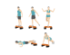 ASF177 Mini Aerobic Step
